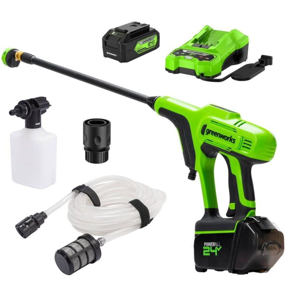 Open Box - Greenworks -  600psi POWERALL Battery Powered Power C Green